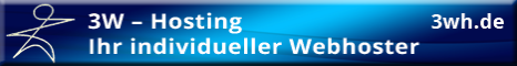 3W - Hosting - Ihr individueller Webhoster | Weitere Informationen unter: https://3wh.de | Ihr Webhoster aus Berlin |  Bruno Cantarone, 3W-Hosting, Belziger Straße 1, D - 10823 Berlin