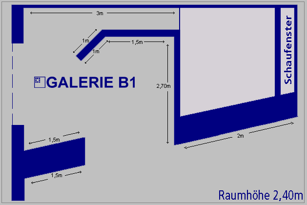 GALERIE B1 Ausstellungsraum GALERIE B1 Ausstellungsraum